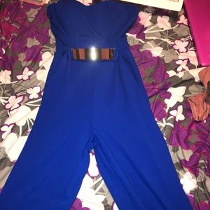 Electric blue jumpsuit 🤩